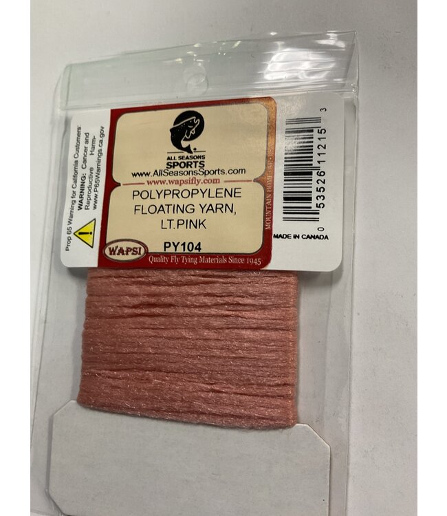 Wapsi POLYPROPYLENE FLOATING YARN, LT.PINK PY104