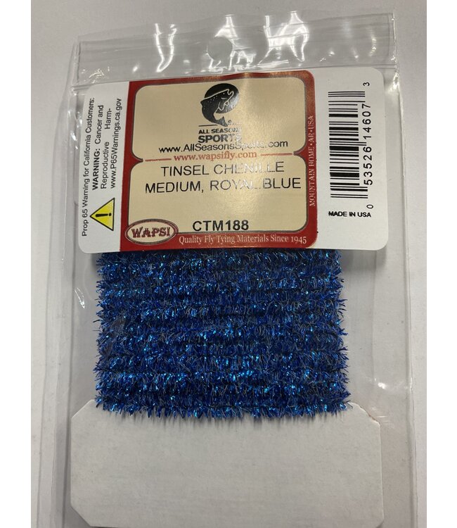 Wapsi (CTM188) TINSEL CHENILLE MEDIUM, ROYAL.BLUE