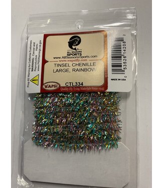 Wapsi TINSEL CHENILLE LARGE, RAINBOW/METALLIC (CTL334)