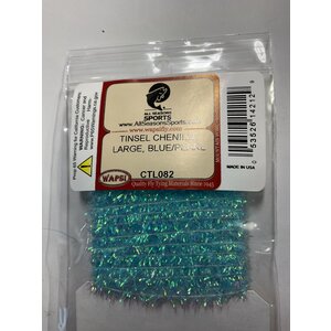 Wapsi TINSEL CHENILLE LARGE, BLUE/PEARL CTL082