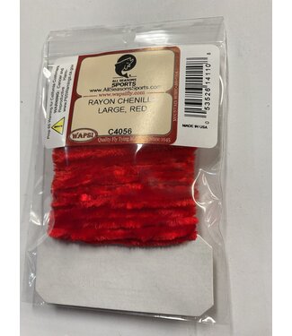 Wapsi (C4056) RAYON CHENILLE, LARGE, RED
