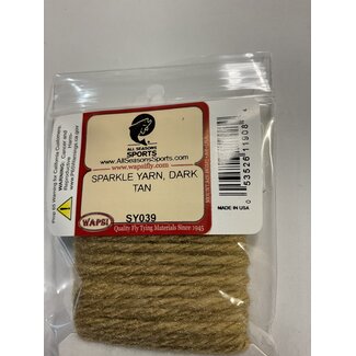 Wapsi SPARKLE YARN, DARK TAN SY039