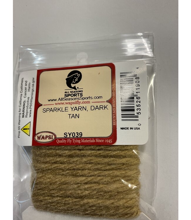 Wapsi SPARKLE YARN, DARK TAN SY039
