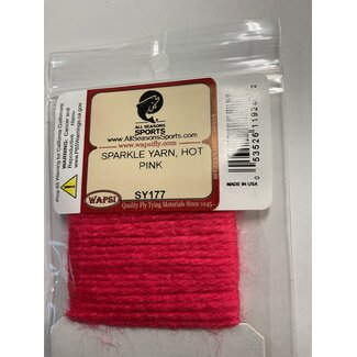 Wapsi SPARKLE YARN, HOT PINK SY177