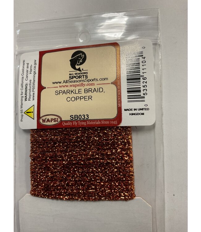 Wapsi SPARKLE BRAID, COPPER/METALLIC  (SB033)