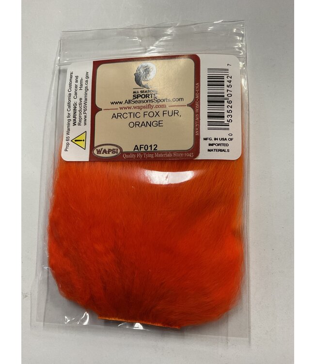 Wapsi (AF012) ARCTIC FOX FUR, ORANGE