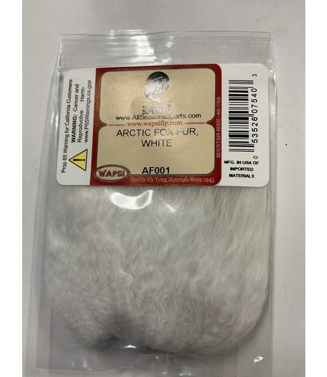 Wapsi (AF001) ARCTIC FOX FUR, WHITE AF001