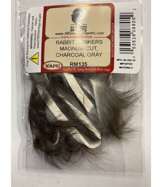 Wapsi (RM135) RABBIT ZONKERS MAGNUM CUT, CHARCOAL GRAY