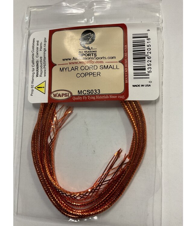Wapsi MYLAR CORD SMALL COPPER MCS033