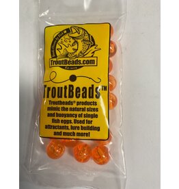 TroutBeads.com, Inc. 10MM TROUTBEADS ORANGE CLEAR