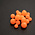 Death Roe DEATH ROE SCENTED SOFT EGG CHAINS 1/4" ORANGE KRUSH/ORANGE GLOW