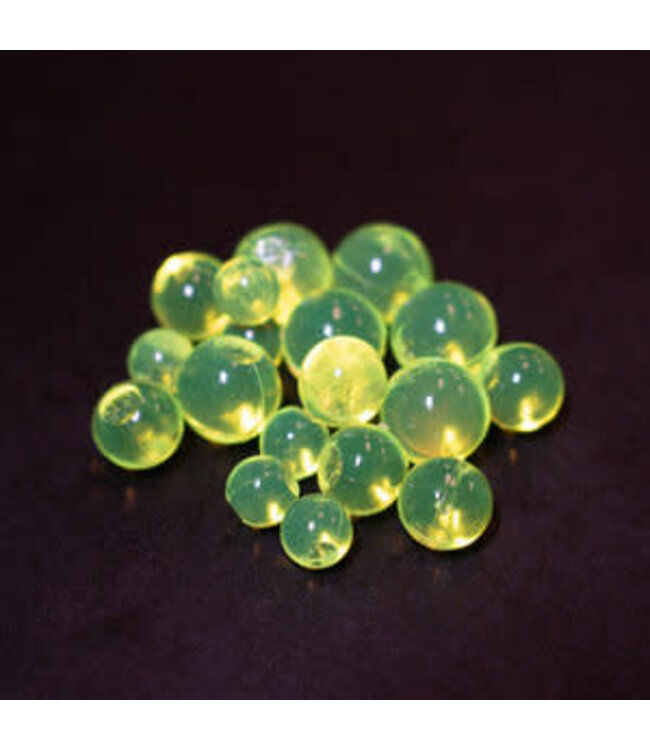 Death Roe DEATH ROE SCENTED SOFT EGG CHAINS 3/8" ULTRA CHARTREUSE
