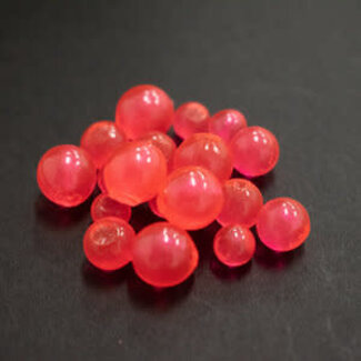Death Roe DEATH ROE SCENTED SOFT EGG CHAINS 3/8" GHOST PEARL RED DEVIL