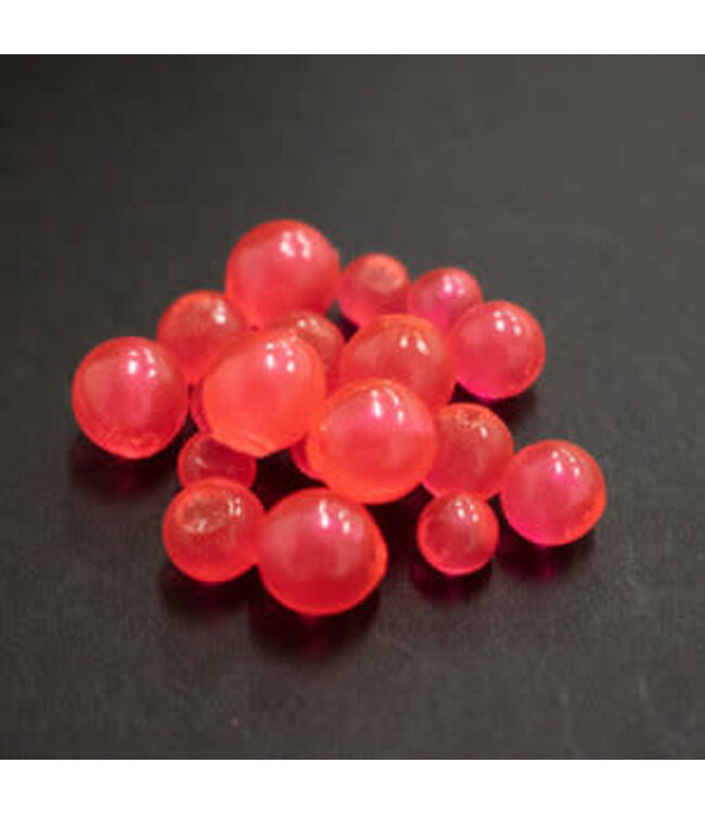 Death Roe DEATH ROE SCENTED SOFT EGG CHAINS 3/8" GHOST PEARL RED DEVIL