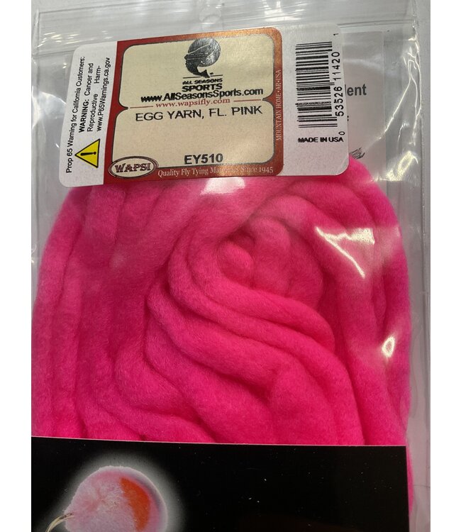 Wapsi EY510  A.S.S. EGG YARN, FL. PINK