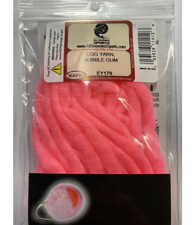 Wapsi EY179  A.S.S. EGG YARN, BUBBLEGUM