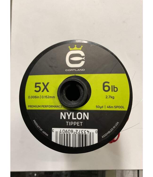 Cortland Cortland Copolymer Nylon Tippet 5X 50 YD