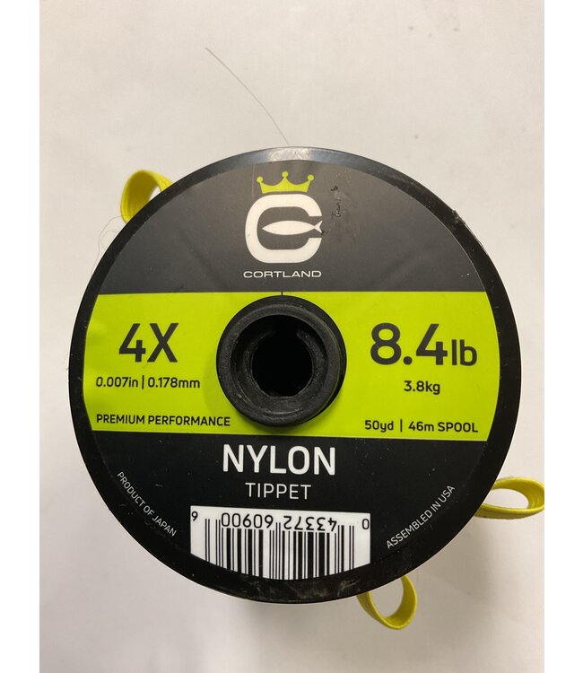 Cortland Cortland Copolymer Nylon Tippet 4X 50 YD