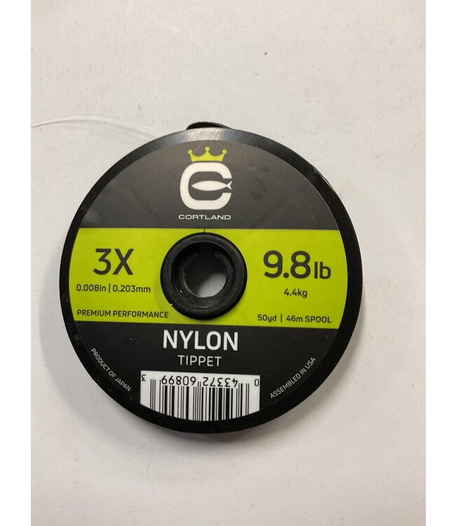 Cortland Cortland Copolymer Nylon Tippet 3X 50 yd