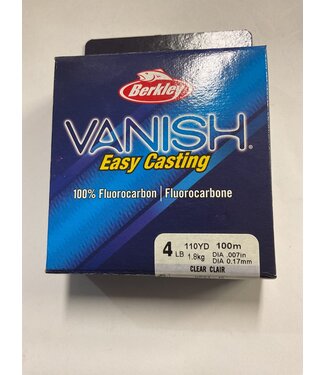 PURE FISHING VPS4-15 Berkley Vanish Fluorocarbon  110 YD 4 LB