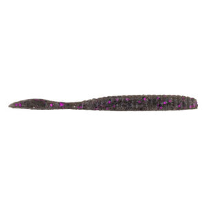 Berkley Berkley MaxScent 3.6in Flatworm Smoke Black Purple