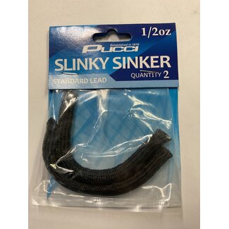 G. PUCCI & SONS, INC. P-LINE SLINKY SINKER SLWS 1/2 OZ STANDARD LEAD 2PK