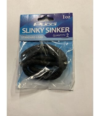 G. PUCCI & SONS, INC. P-LINE SLINKY SINKER SLWS 1 OZ STANDARD LEAD 2PK