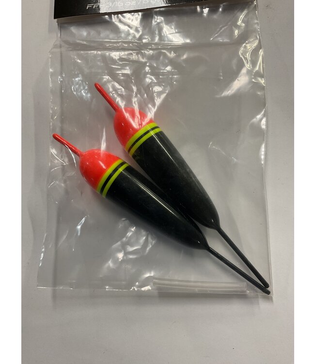 NOVA FIXED FLOAT 3/16oz / 6 G W/TUBING 2/PK ORANGE TOP