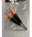 NOVA FIXED FLOAT 3/16oz / 6 G W/TUBING 2/PK ORANGE TOP