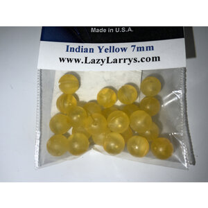 Lazy Larry's 7MM LAZY LARRY'S BEADS INDIAN YELLOW