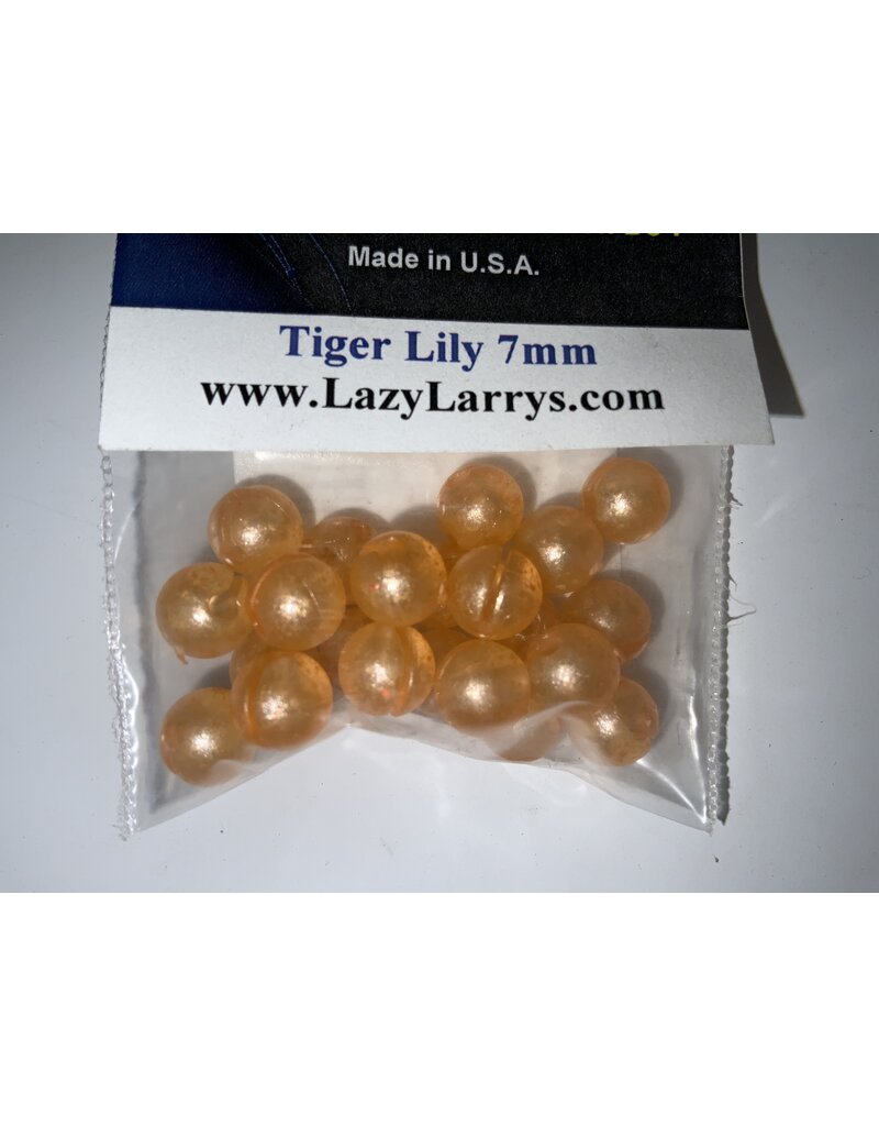 Lazy Larry's 7MM LAZY LARRY'S BEADS TIGER LILY