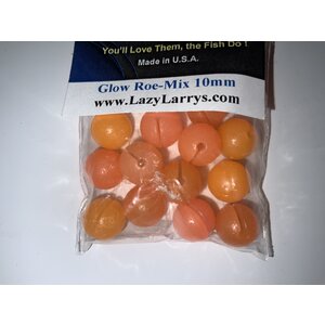 Lazy Larry's 10MM LAZY LARRY'S BEADS GLOW ROE MIX