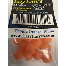 10MM LAZY LARRY'S BEADS TROPIC ORANGE