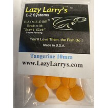 10MM LAZY LARRY'S BEADS TANGERINE