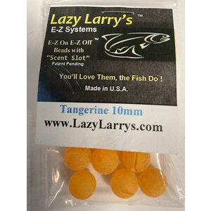 Lazy Larry's 10MM LAZY LARRY'S BEADS TANGERINE