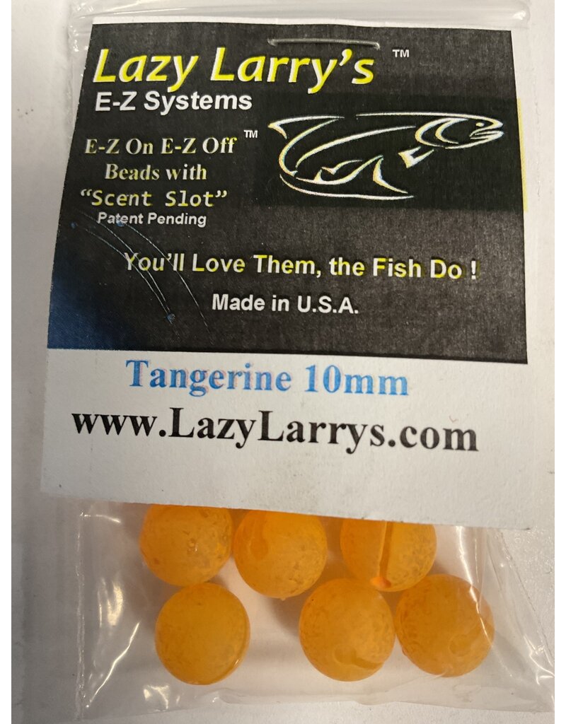 Lazy Larry's 10MM LAZY LARRY'S BEADS TANGERINE