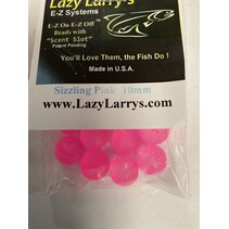 10MM LAZY LARRY'S BEADS SIZZLING PINK