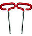 SHAPPELL 6" ICE ANCHORS 2/PK T-HDL ZINC PLATED AUGER PNT