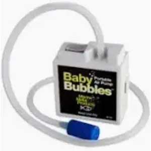 MARINE METAL PRODUCTS MARINE METAL BABY BUBBLE 1.5V. PUMP, UP TO 20HRS ON 2 'AA', UP TO 3 GAL AERATION