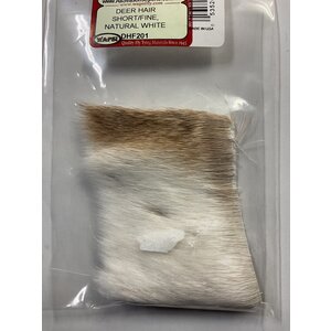 Wapsi DHF201 DEER HAIR SHORT/FINE, NATURAL WHITE