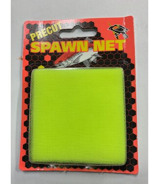 REDWING PRECUT SPAWN NET 3" SQUARE CHARTREUSE
