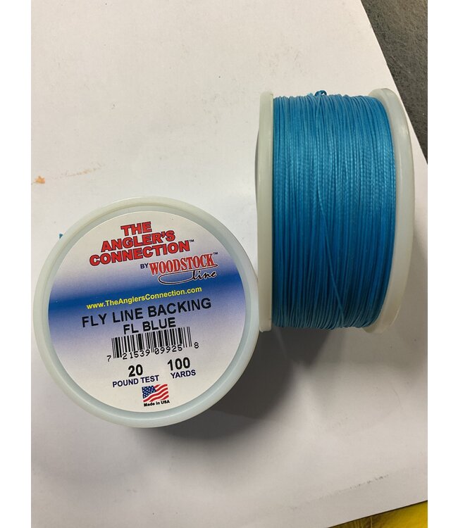 WOODSTOCK LINE CO. Woodstock  FLY LINE BACKING 100 YD 20# BLUE 12/bx