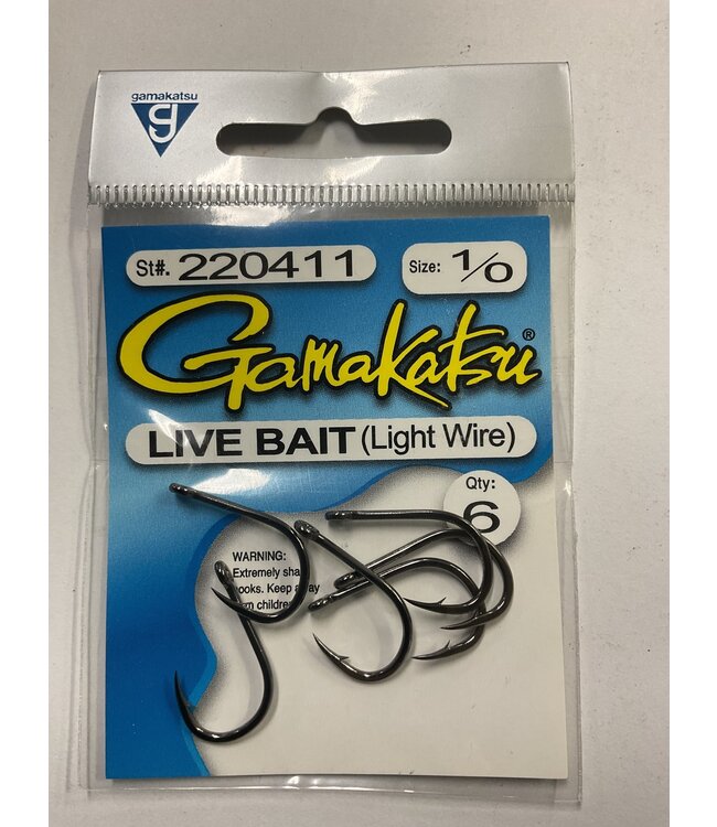 Gamakatsu Gamakatsu Live Bait  (Light Wire)
