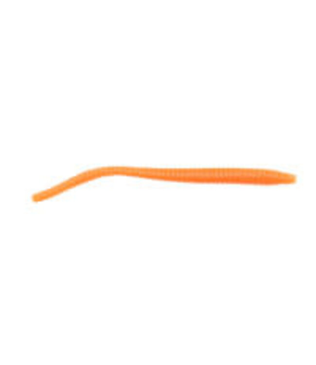PURE FISHING BERKLEY POWERBAIT 3" POWER FLOATING TROUT WORM FLUORESCENT ORANGE 15/BAG