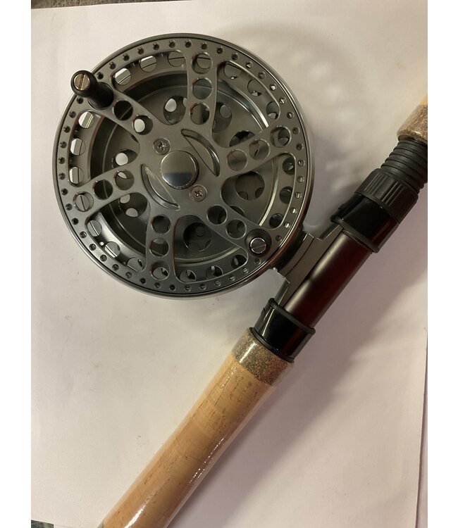 COMBO: Sheffield Float S1002S Silver Reel w/ DRII FLT rod