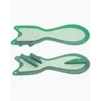 DREAMWEAVER LURE COMPANY DREAMWEAVER SPIN DOCTOR FLASHER 10" LITE GREEN CRUSH GLOW (SD70350L-10)