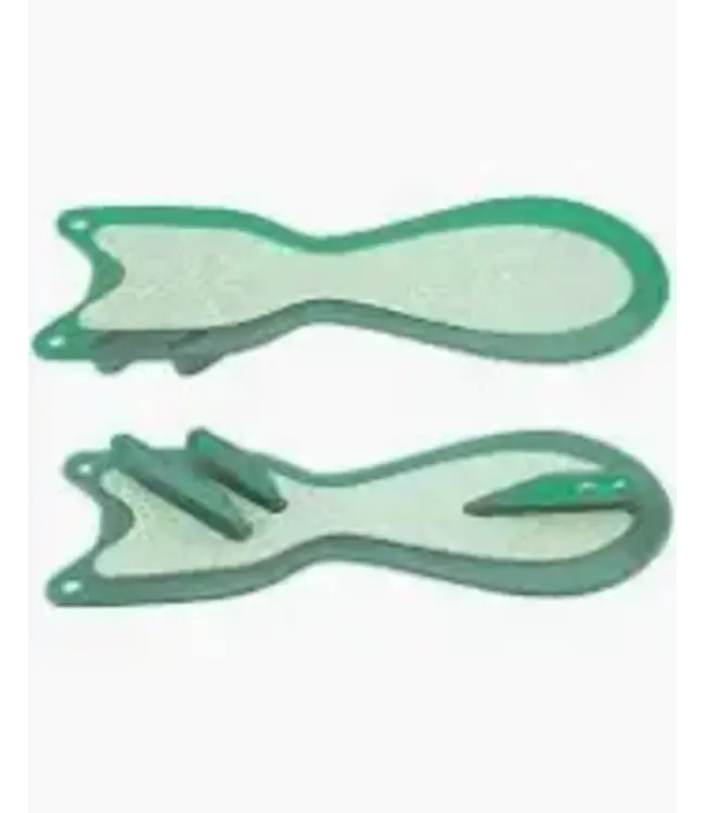 DREAMWEAVER LURE COMPANY (SD70350L-10) DREAMWEAVER SPIN DOCTOR FLASHER 10" LITE GREEN CRUSH GLOW