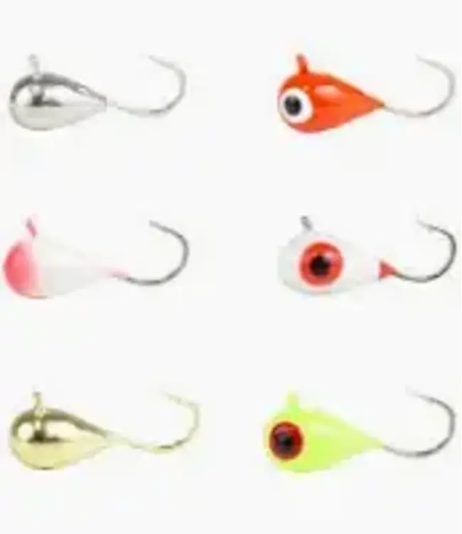 CLAM CORPORATION CLAM OUTDOORS DROP JIG KIT SZ12 1/16OZ ASSORTED COLORS