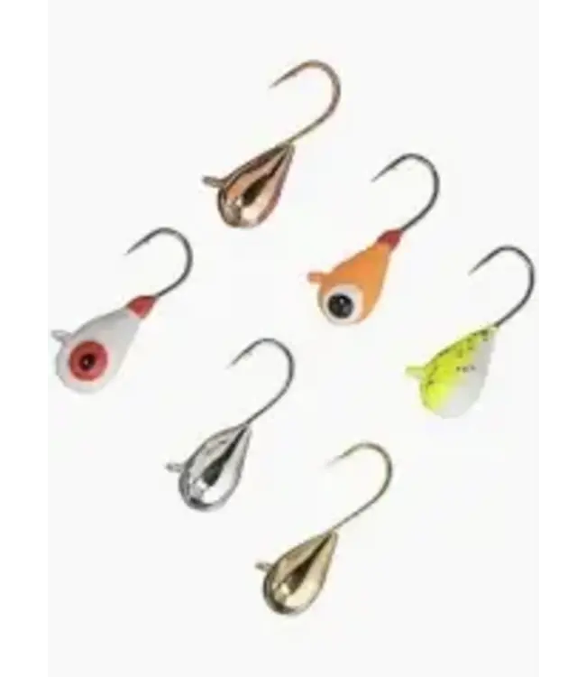 CLAM CORPORATION CLAM OUTDOORS DROP JIG KIT SZ14 1/32OZ ASSORTED COLORS