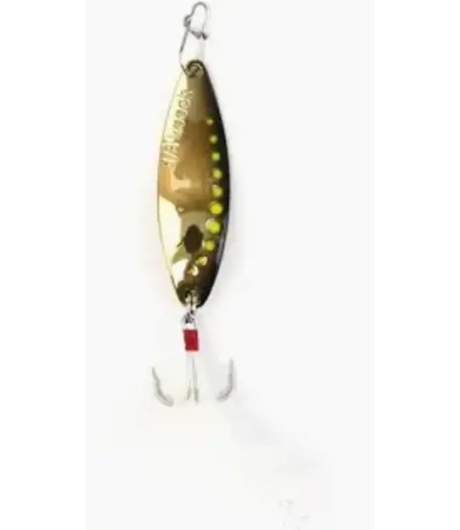 CLAM CORPORATION CLAM OUTDOORS LEECH FLUTTER SPOON 1/8OZ SZ10 GOLDEN SHINER